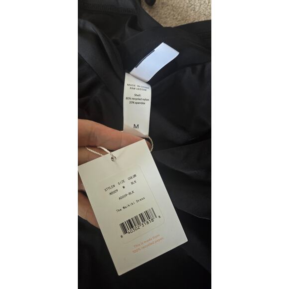 NWT Andie Swim The Waikiki Dress Swim Cover Up Black Size Medium - Picture 4 of 4